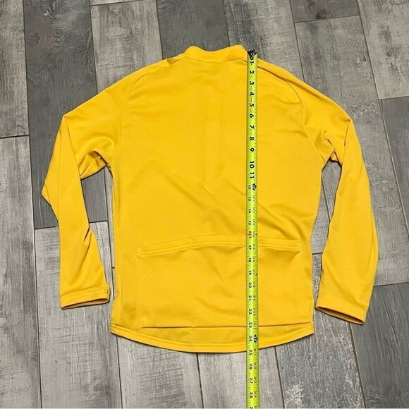 Pearl Izumi Long Sleeve Yellow Black Full Zip Cycling Bike Warm Jersey M - Picture 8 of 11